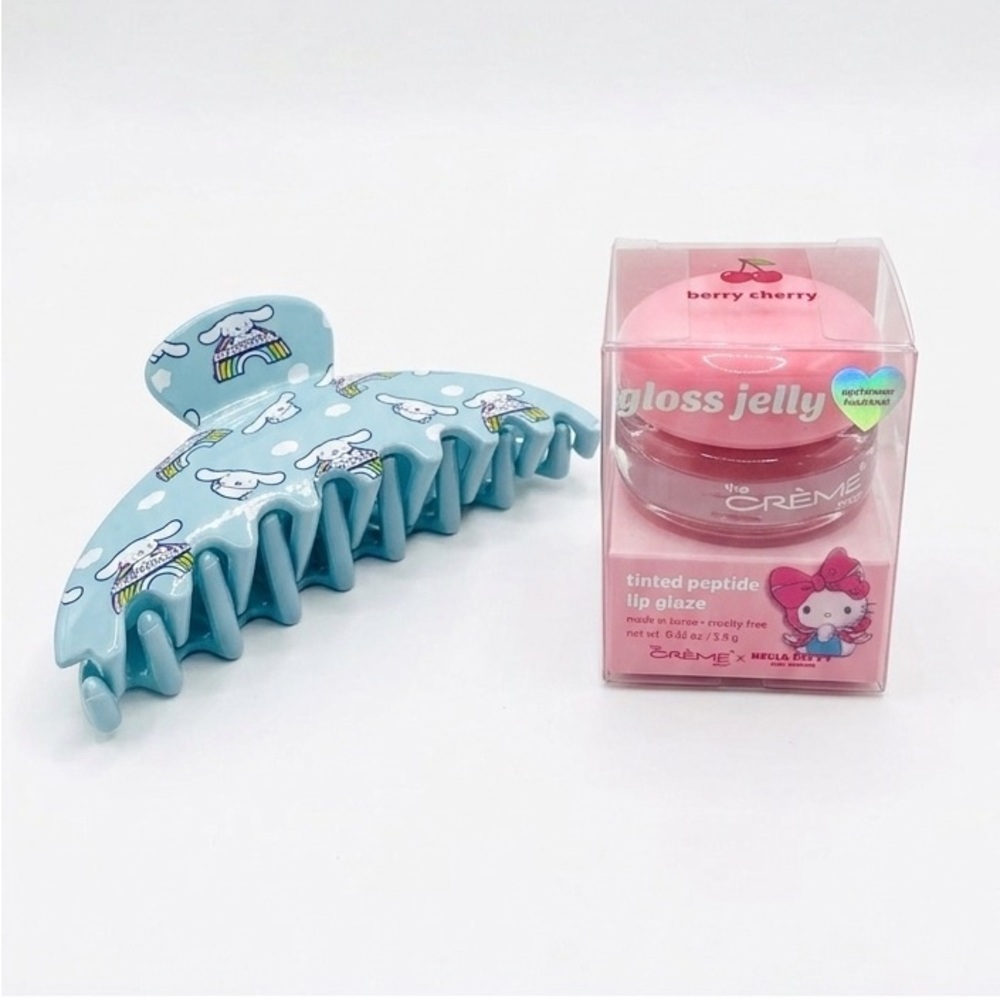The Crème Shop Gloss Jelly Tinted Lip Glaze and Claw clip bundle trending